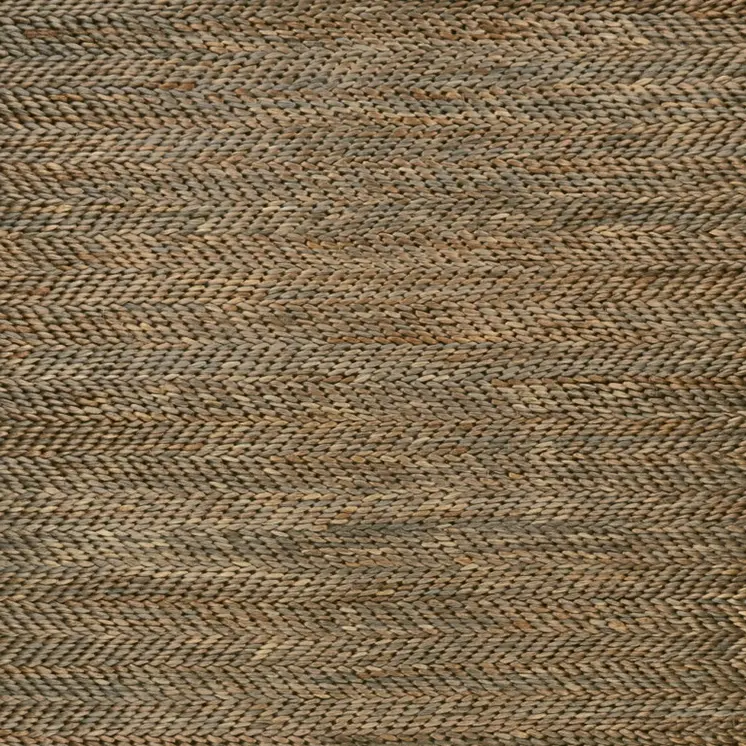 8' X 11' Brown And Gray Hand Woven Area Rug