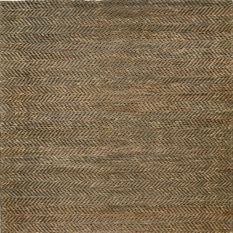 8' X 11' Brown And Gray Hand Woven Area Rug