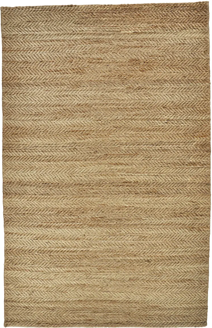 2' X 3' Tan Orange And Brown Hand Woven Area Rug