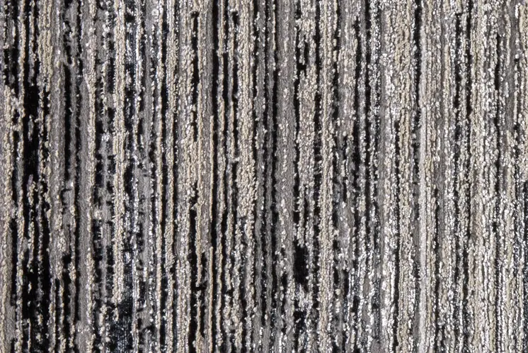 12' X 18' Black And Dark Gray Abstract Area Rug
