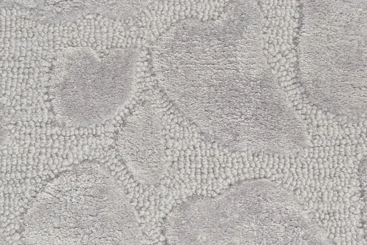 5' X 8' Gray And Silver Abstract Tufted Handmade Area Rug