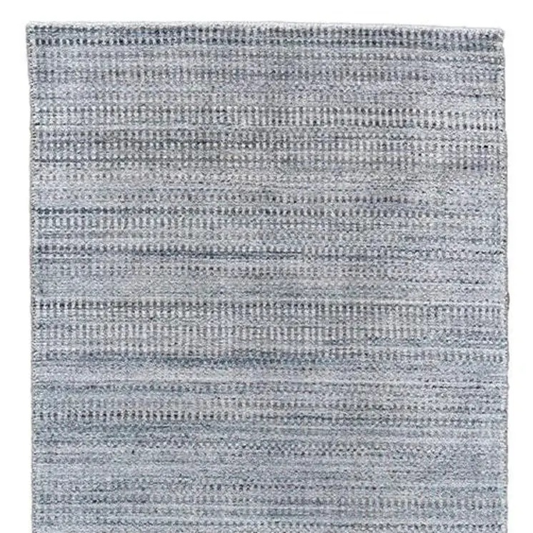 10' Gray and Purple Ombre Hand Woven Runner Rug