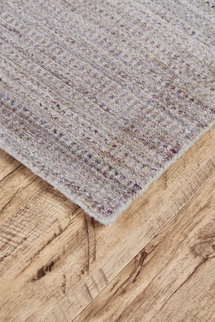 4' X 6' Blue and Gray Ombre Hand Woven Area Rug