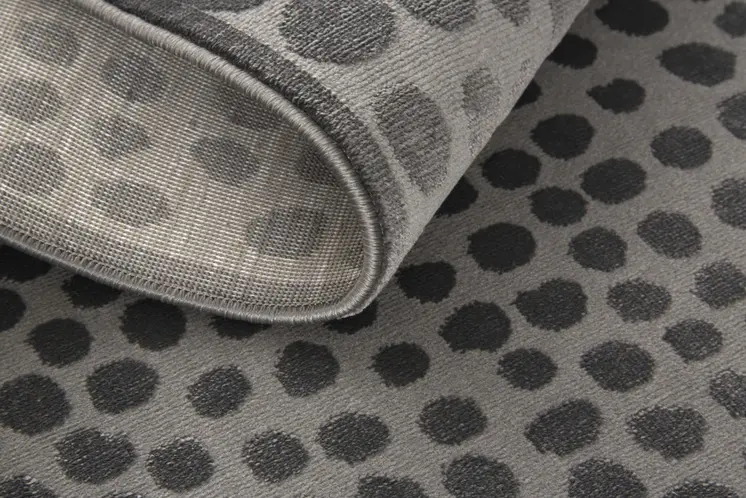 8' X 11' Gray Abstract Non Skid Area Rug