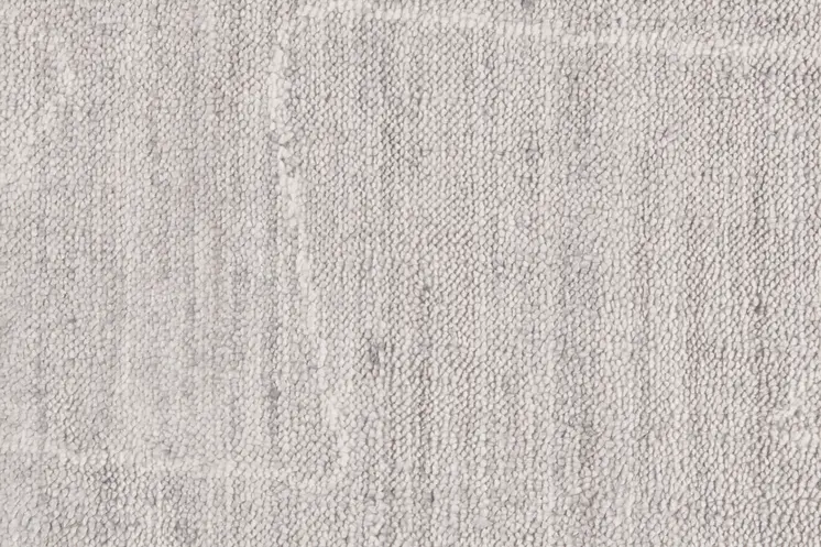 2' X 3' Gray and Ivory Abstract Hand Woven Area Rug