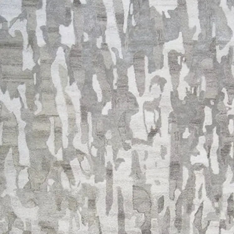 8' X 10' Taupe and Gray Abstract Hand Tufted Area Rug