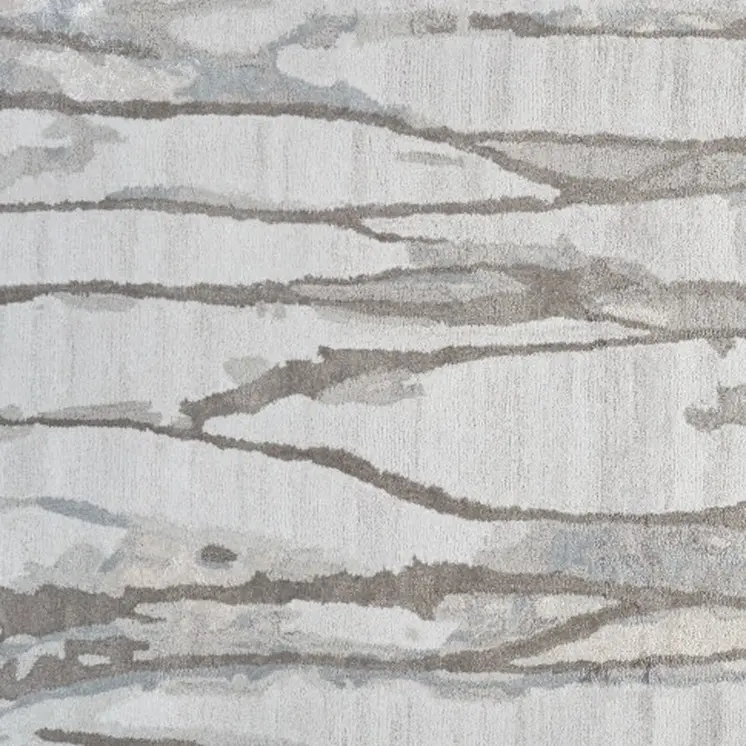 10' X 13' Taupe Ivory And Gray Abstract Tufted Handmade Area Rug