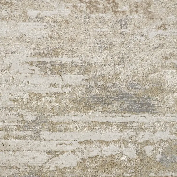 12' X 18' Ivory Gold And Gray Abstract Area Rug