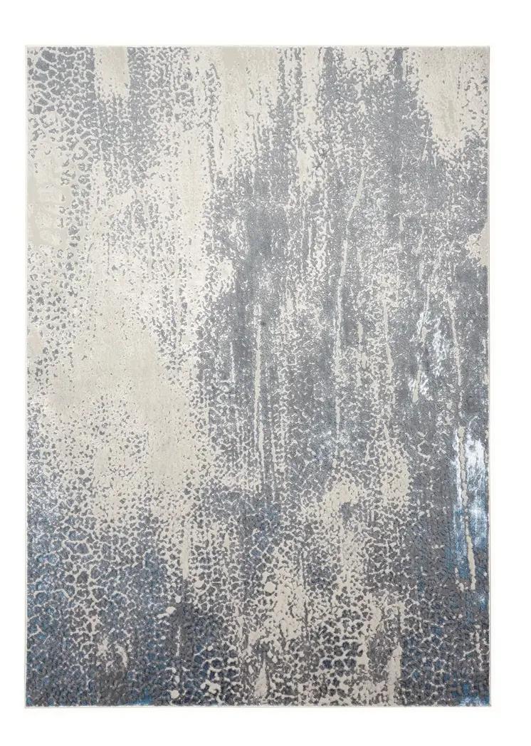 13' X 20' Gray And Ivory Abstract Area Rug