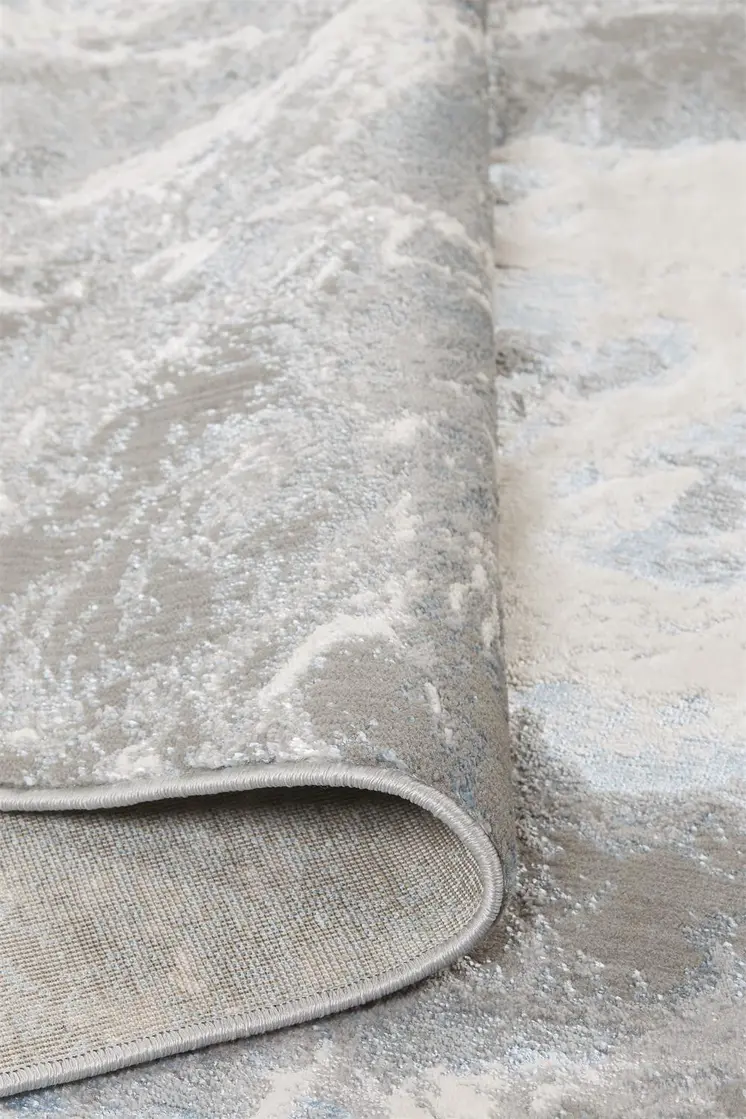 13' X 20' Gray and Ivory Abstract Area Rug