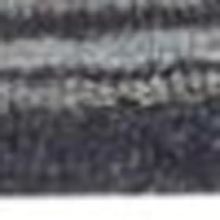 5' X 8' Blue And Gray Wool Floral Tufted Handmade Stain Resistant Area Rug