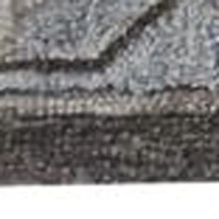 4' X 6' Gray Blue And Ivory Wool Floral Tufted Handmade Stain Resistant Area Rug