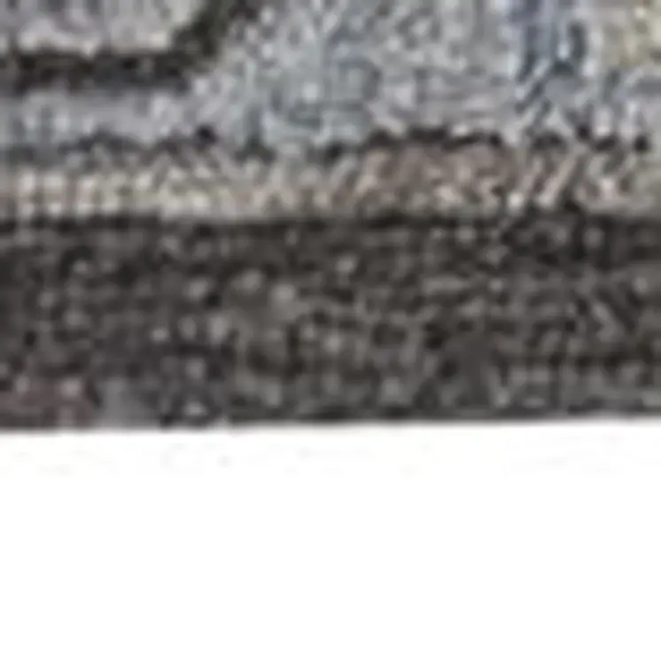 10' X 14' Gray Blue And Ivory Wool Floral Tufted Handmade Stain Resistant Area Rug