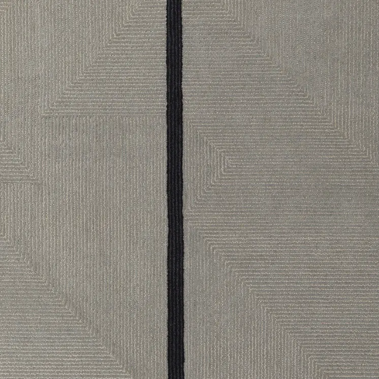 10' X 14' Brown and Black Abstract Geometric Hand Tufted Area Rug