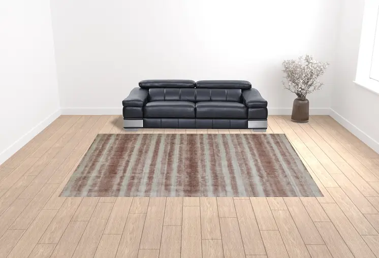 10' X 14' Tan Ivory And Pink Abstract Hand Woven Area Rug