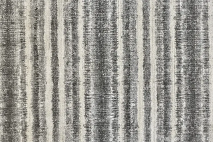 12' X 15' Gray Ivory And Black Abstract Hand Woven Area Rug