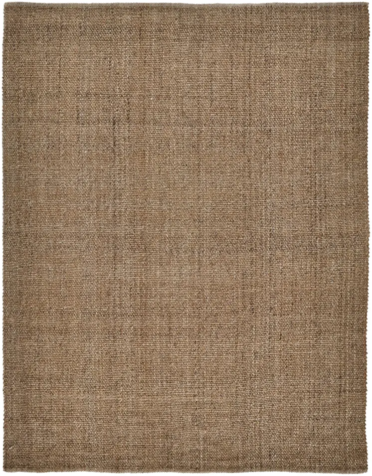 9' X 12' Brown Hand Woven Area Rug