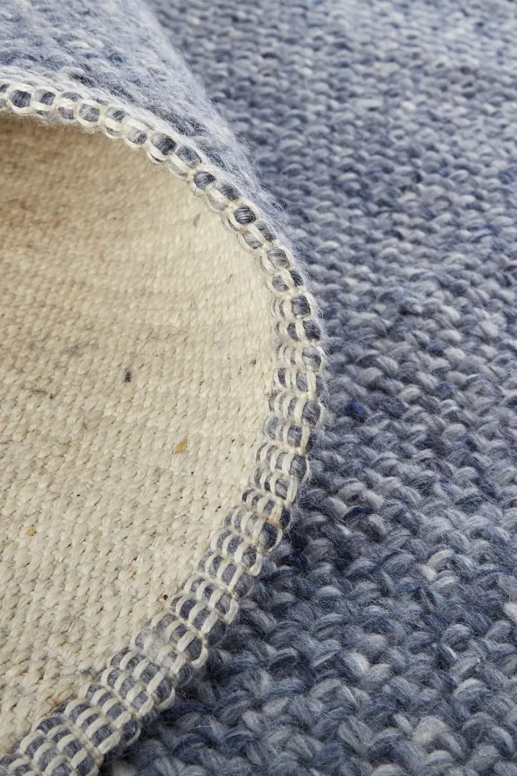12' X 15' Blue Hand Woven Area Rug
