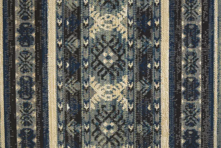 13' X 15' Geometric Power Loom Distressed Area Rug