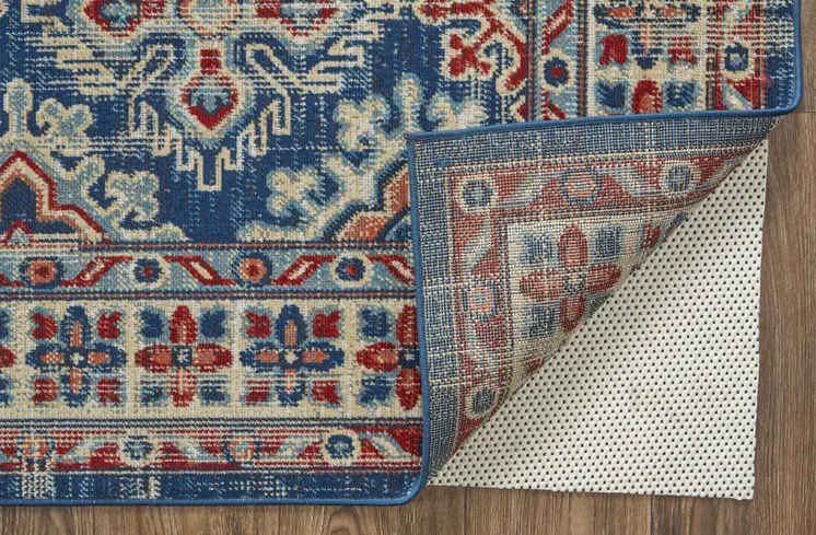13' X 15' Abstract Power Loom Distressed Area Rug
