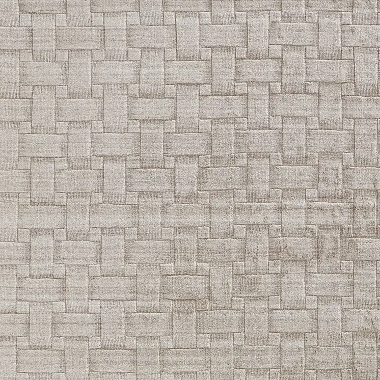 12' X 15' Ivory Striped Hand Woven Area Rug