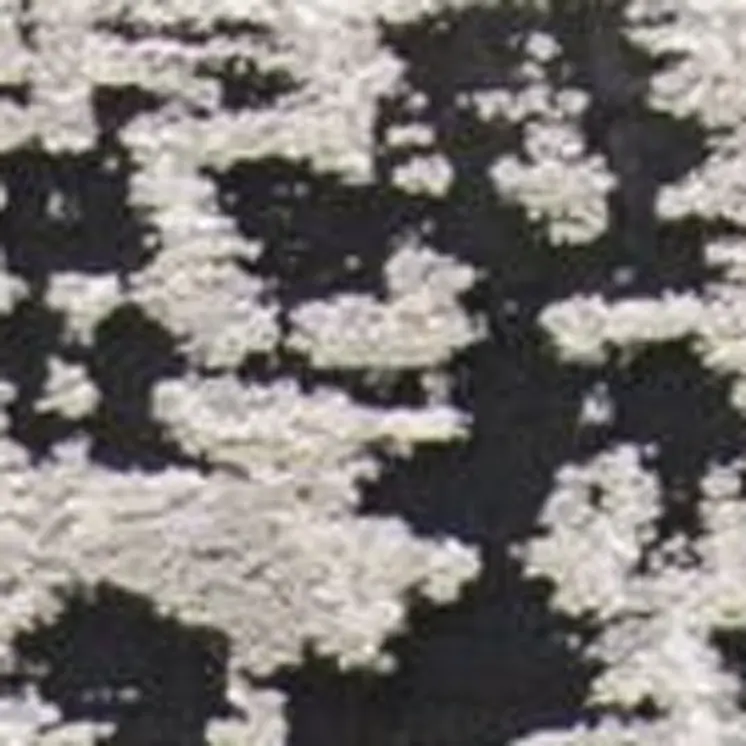 8' Black White And Gray Runner Rug