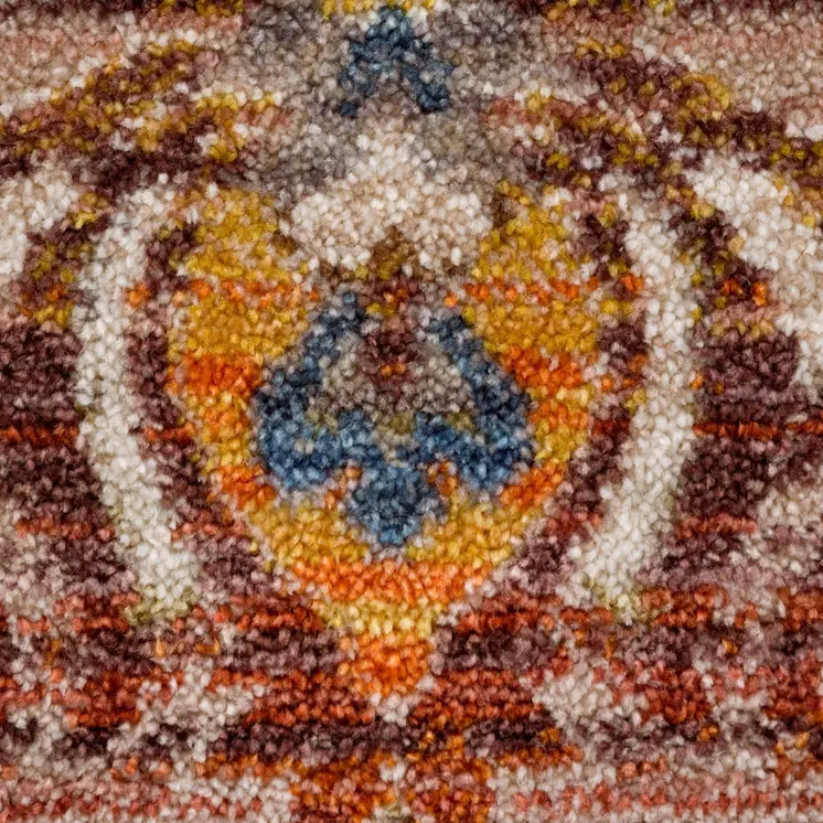 9' X 12' Red Southwestern Area Rug