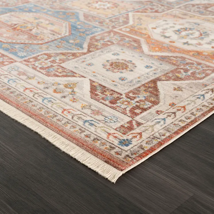 9' X 12' Red Southwestern Area Rug