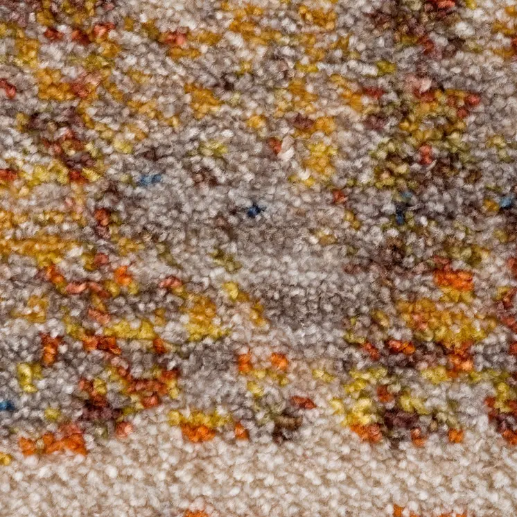 9' X 12' Ivory Oriental Area Rug