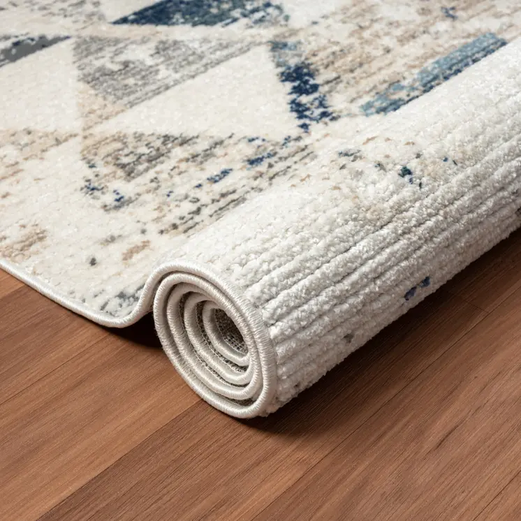 8' X 10' Ivory Geometric Area Rug