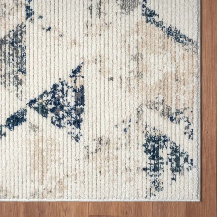 8' X 10' Ivory Geometric Area Rug