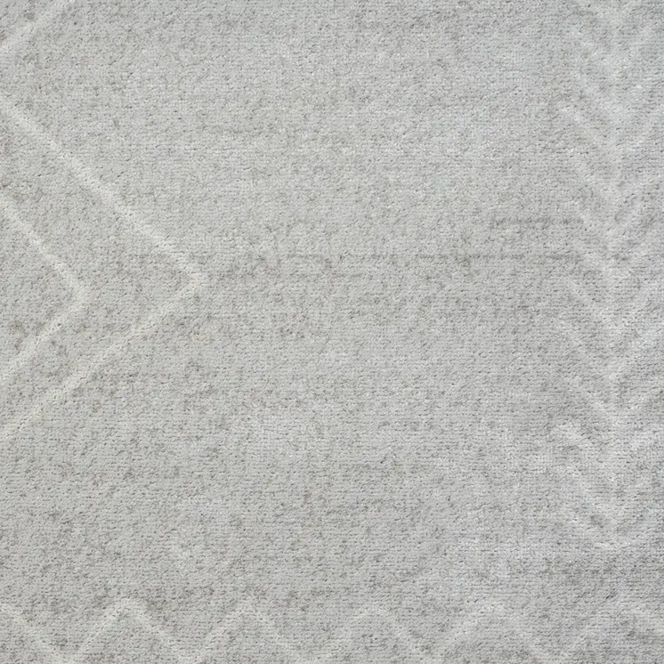 5' X 7' Gray Diamond Area Rug