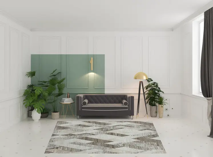 8' X 10' Gray Geometric Area Rug