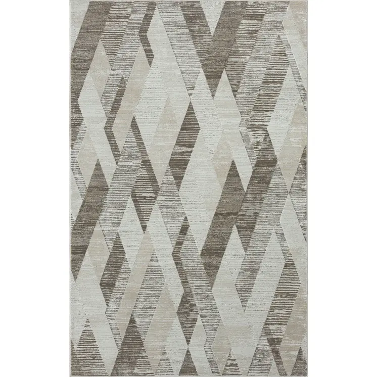 10' X 14' Gray Geometric Area Rug