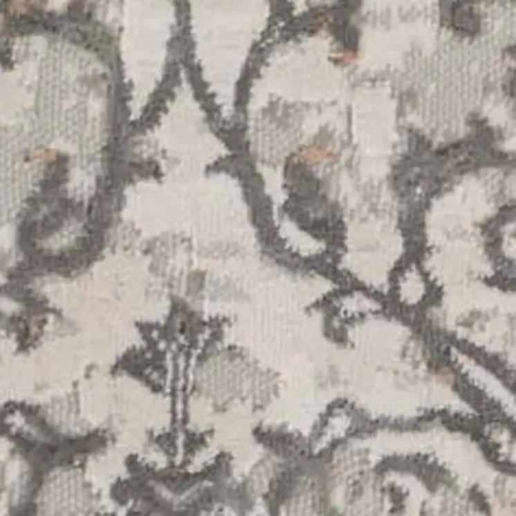 8' X 11' Cream Abstract Distressed Area Rug