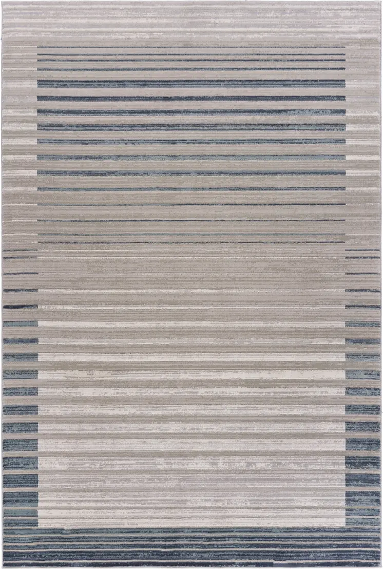 8' X 11' Cream Abstract Area Rug