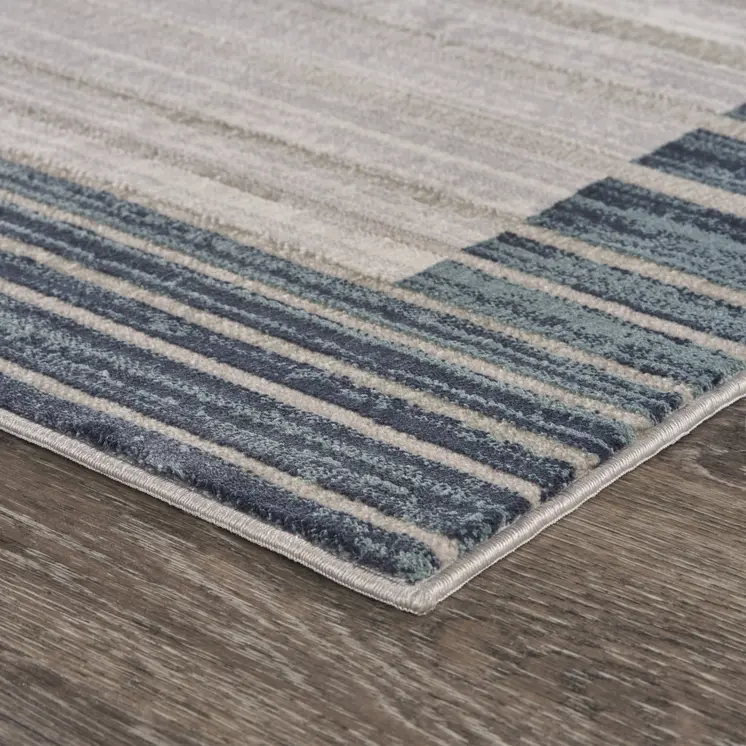 8' X 11' Cream Abstract Area Rug
