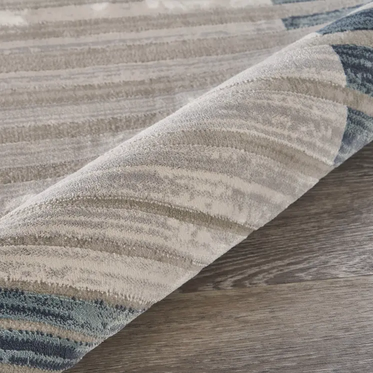 8' X 11' Cream Abstract Area Rug