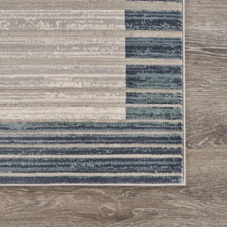 8' X 11' Cream Abstract Area Rug