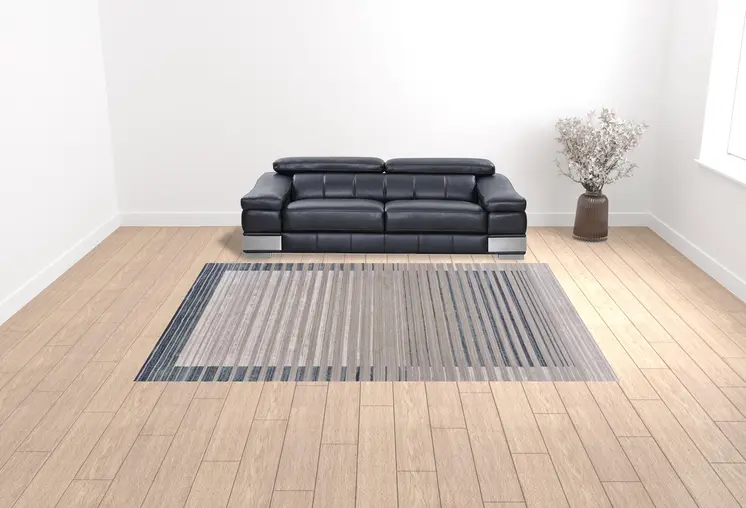 10' X 14' Cream Abstract Area Rug