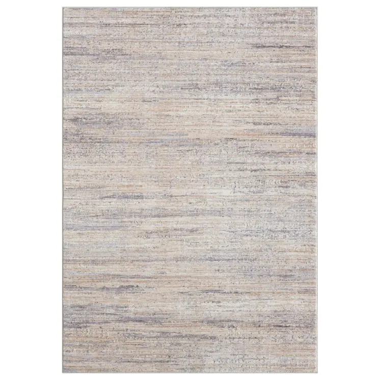 5' X 8' Gray Floral Area Rug