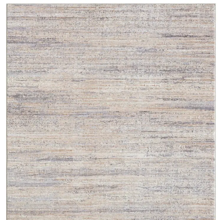 5' X 8' Gray Floral Area Rug