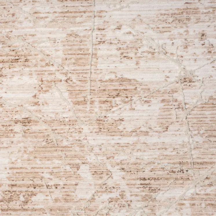 9' X 12' Beige Abstract Area Rug