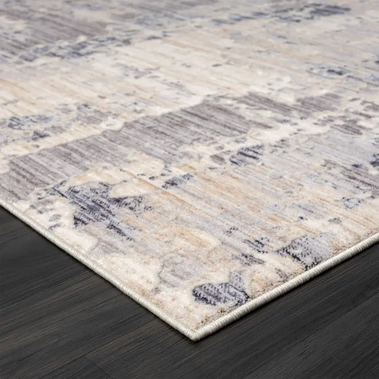 9' X 12' Gray Abstract Area Rug
