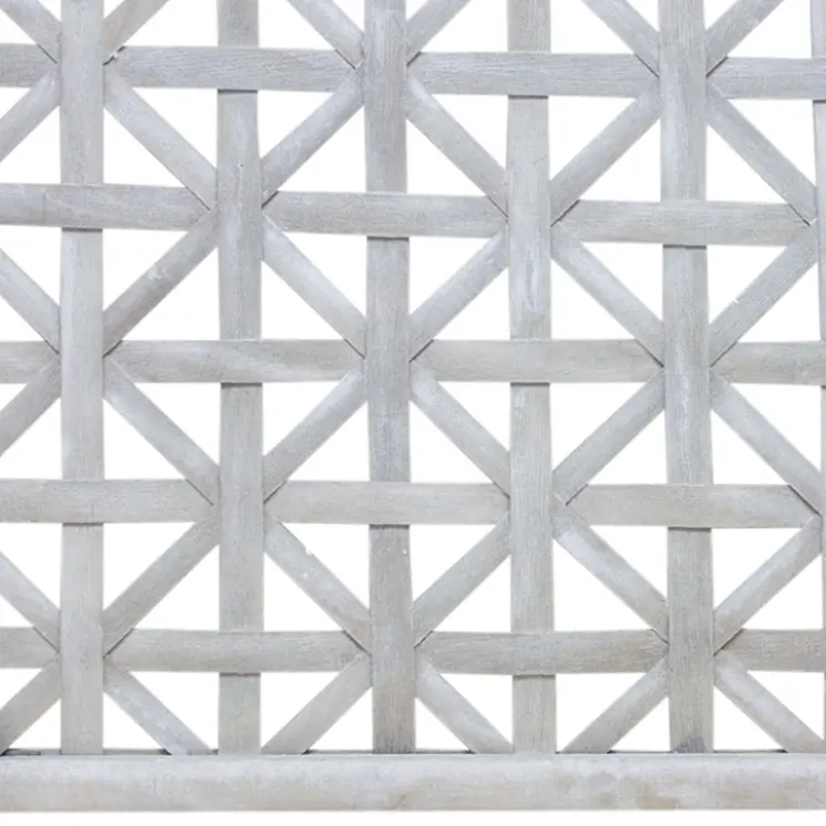 Set of Two Gray Geometric Solid Wood Framed Art