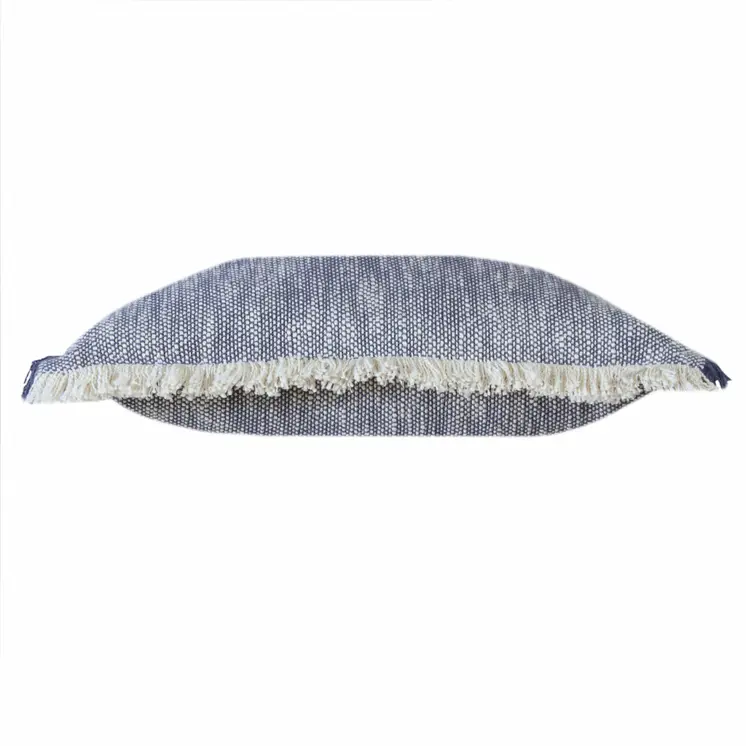 20" Blue and White Throw Pillow