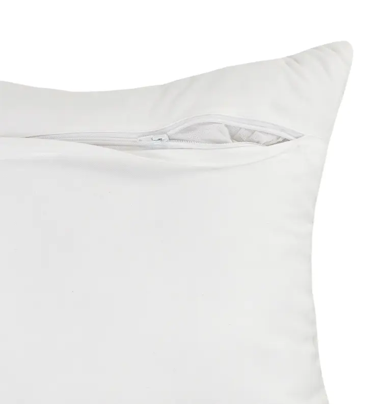 20" Blue and White Throw Pillow