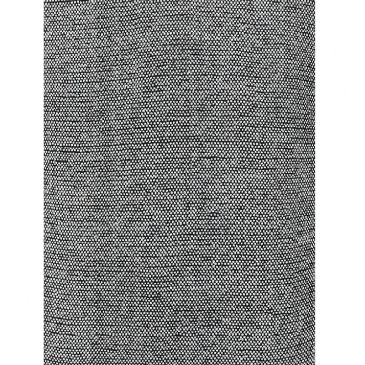 20" X 20" Black And White 100% Cotton Geometric Zippered Pillow