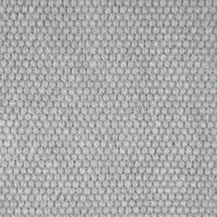 20" Gray Cotton Throw Pillow with Fringe