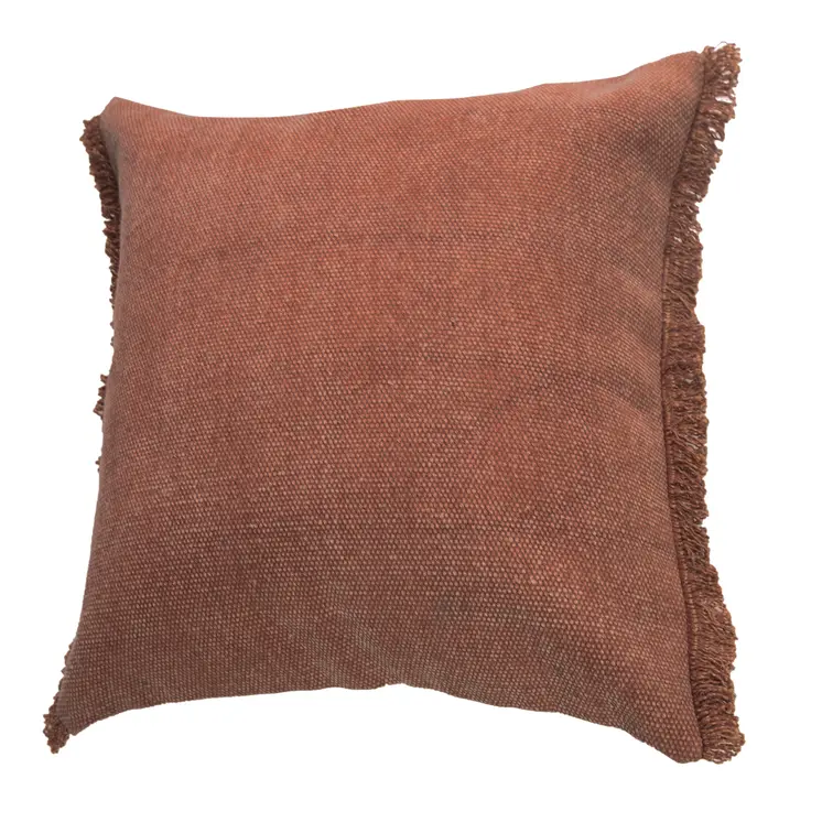 20" Brown Throw Pillow